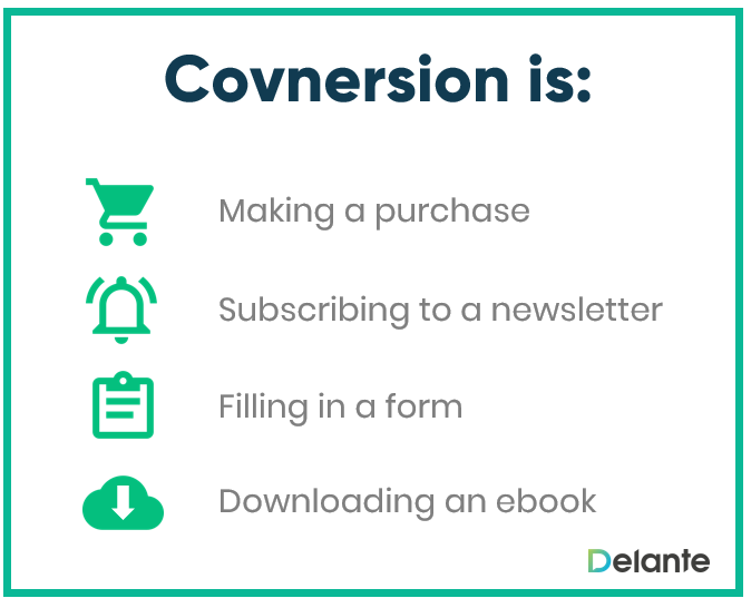 Conversion defined on sale