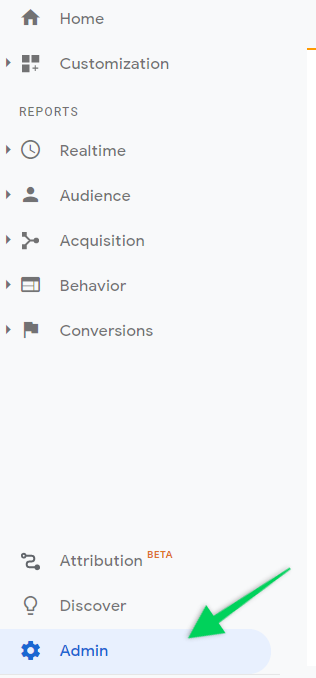 Google Analytics Account guide - admin