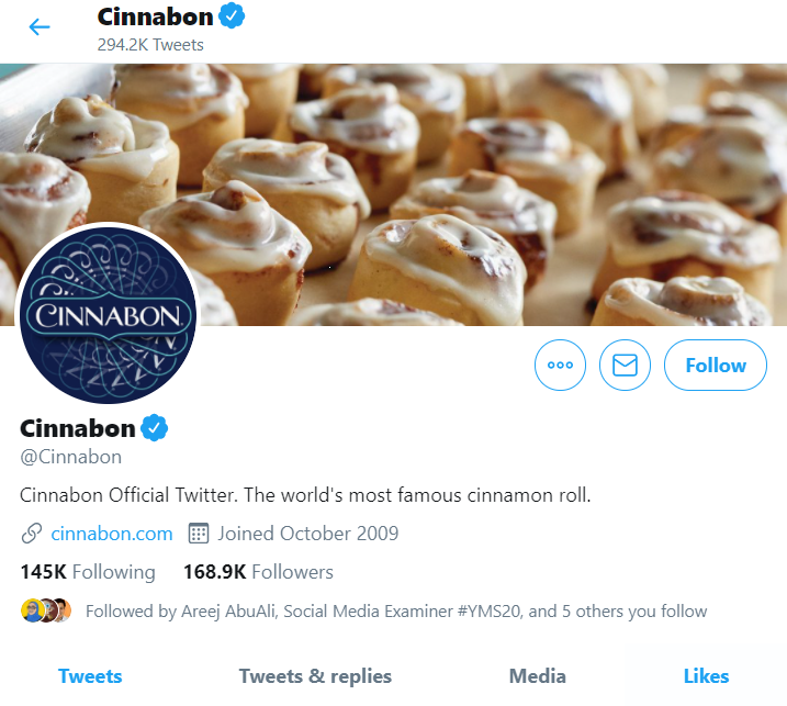 Twitter cinnabon