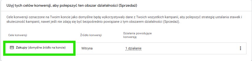 Cele Konwersji Google Ads