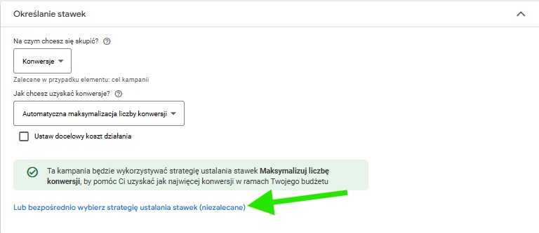 Określanie Stawek Google Ads