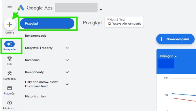 Nowa Kampania Google Ads