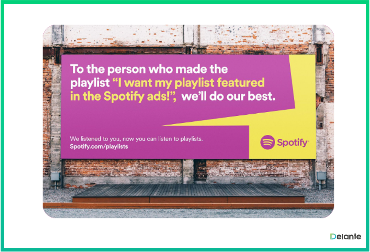 real-time marketing spotify example