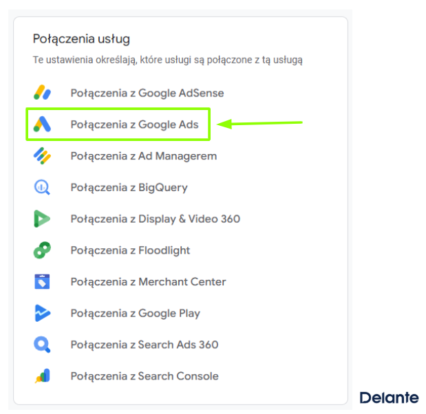 Zdjęcie panelu Google Analytics 4.