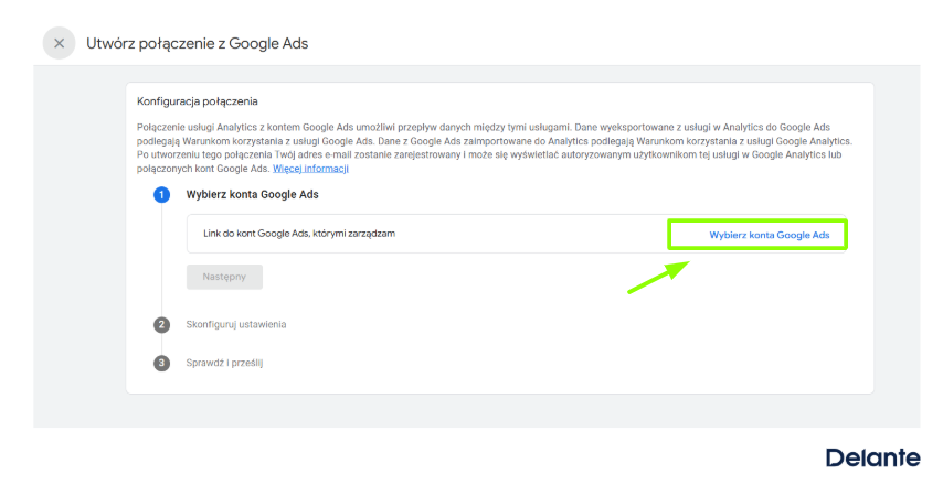 Zdjęcie panelu Google Analytics 4.
