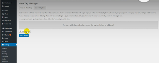 how to add meta tags in wordpress meta tag manager