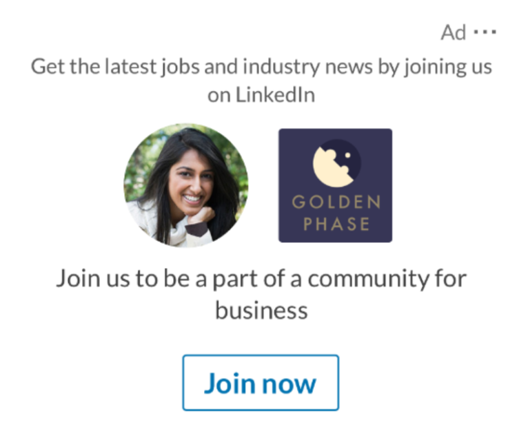 linkedin ads spotlight example