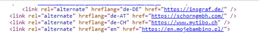 example of correctly implemented hreflangs 