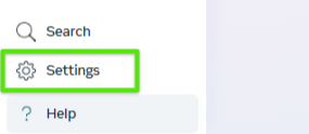 Settings in the Meta Ads panel