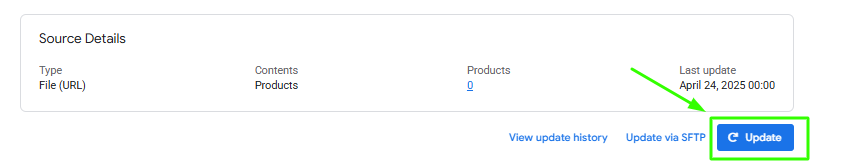 Uploading a product feed to Google Merchant Center - 5
