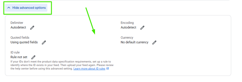 Uploading a product feed to Google Merchant Center - 9
