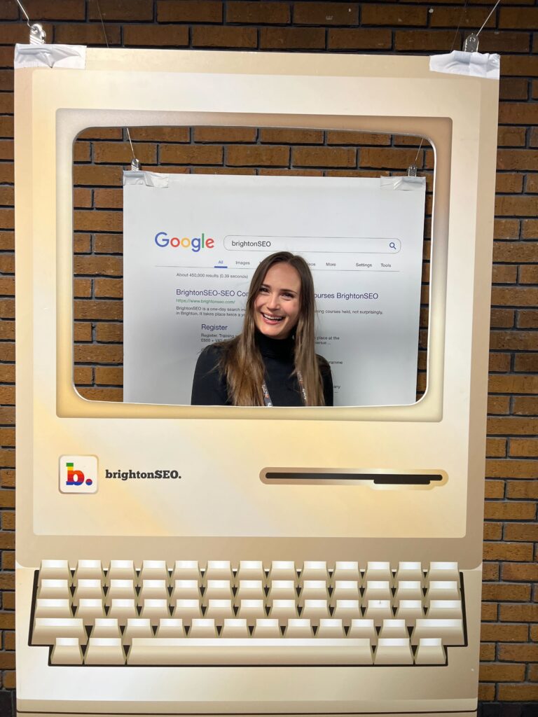 Paulina Konopka at BrightonSEO in April 2025