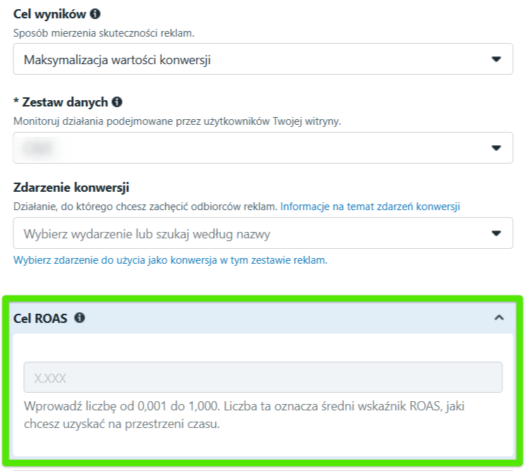 optymalizacja Meta Ads pod ROAS