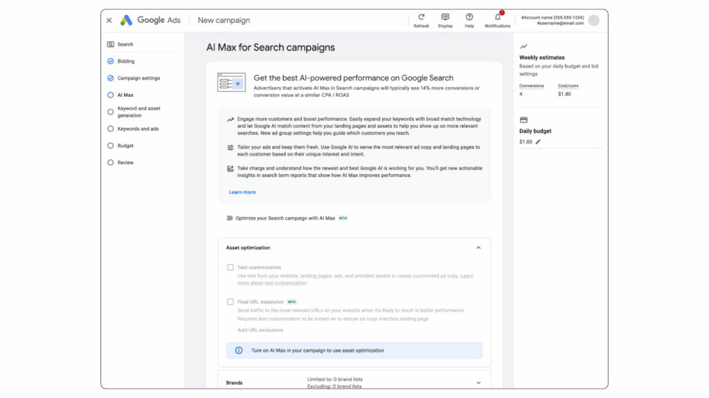 Google Ads AI Max — A Breakthrough for Search Campaigns