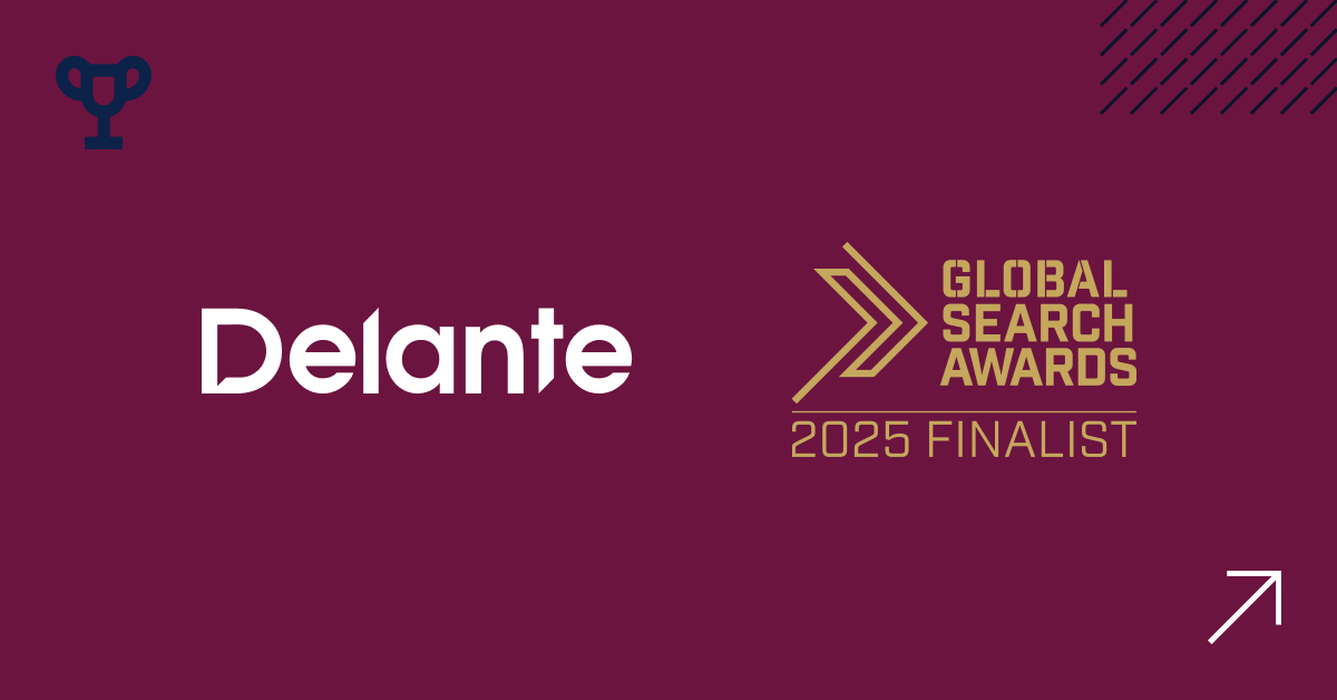 Delante shortlisted for Global Search Awards 2025 – Best Global Large SEO Agency 🌍🏆