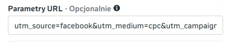 Parametry UTM w linku URL