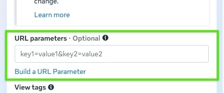 URL parameters in Meta Ads