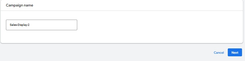 Google Ads Campaign Name