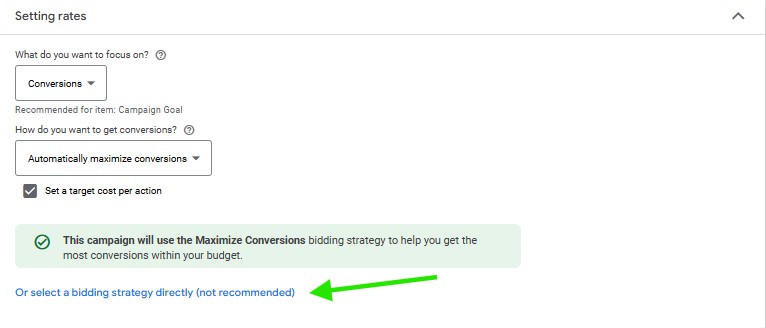 Google Ads Bidding Strategy