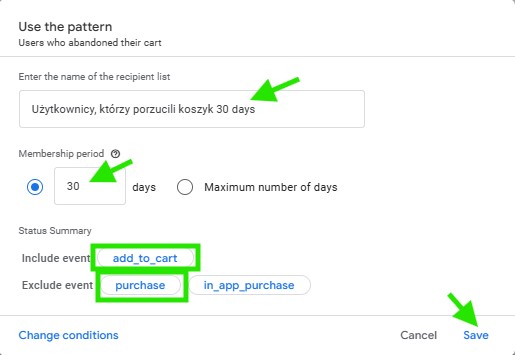 Google Analytics 4 Creating a New Audience