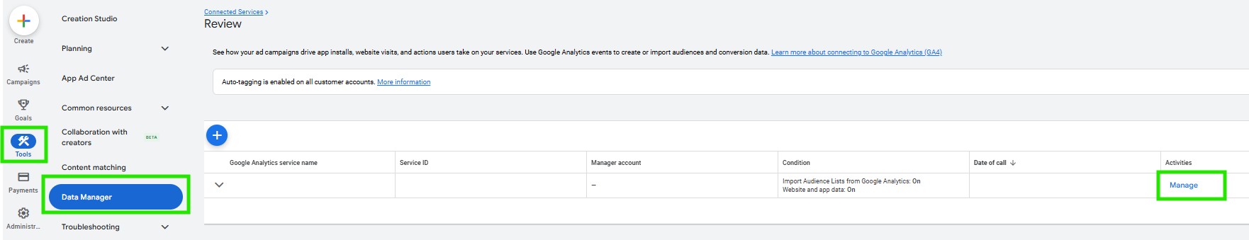 Google Ads Data Manager 