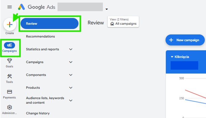 Google Ads New Campaign 