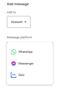 add message to google ads campaign