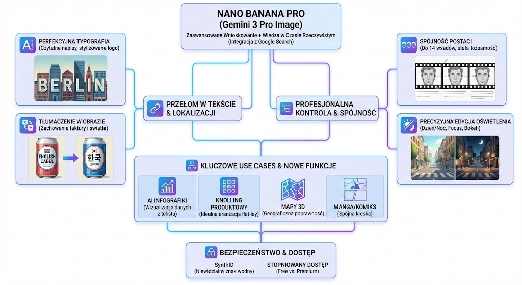 Infografika wygenerowana Nano Banana Pro