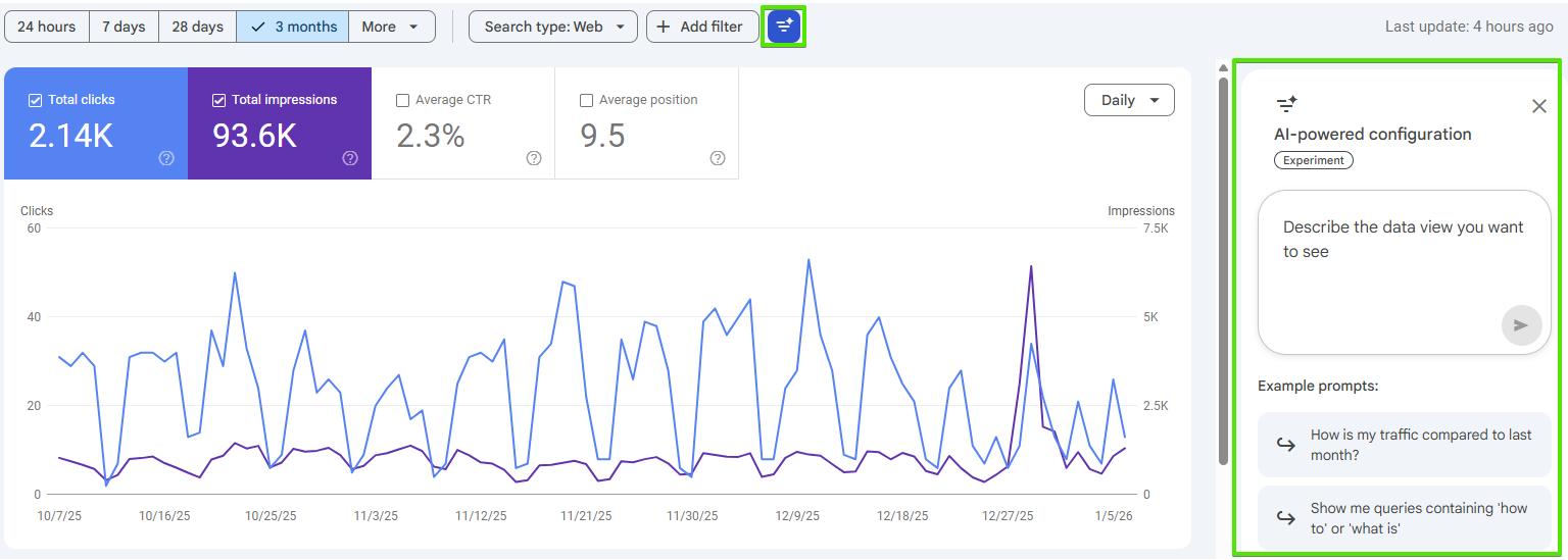 Google Search Console AI