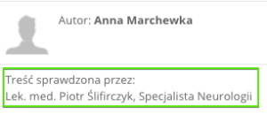 weryfikacja merytoryczna tekstu