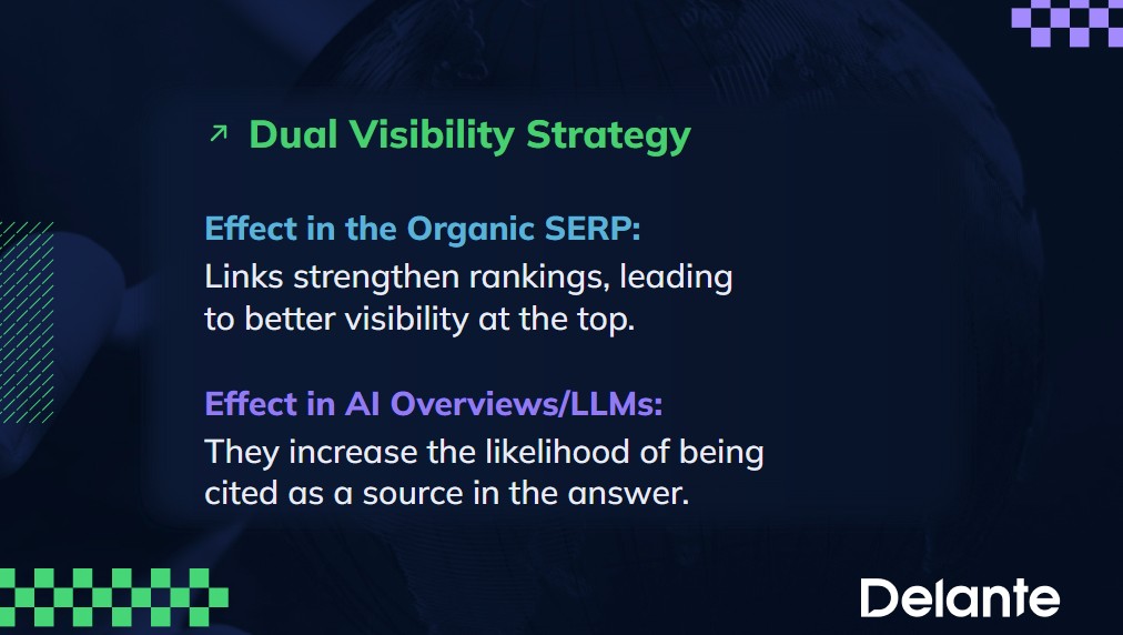 dual visibility strategy