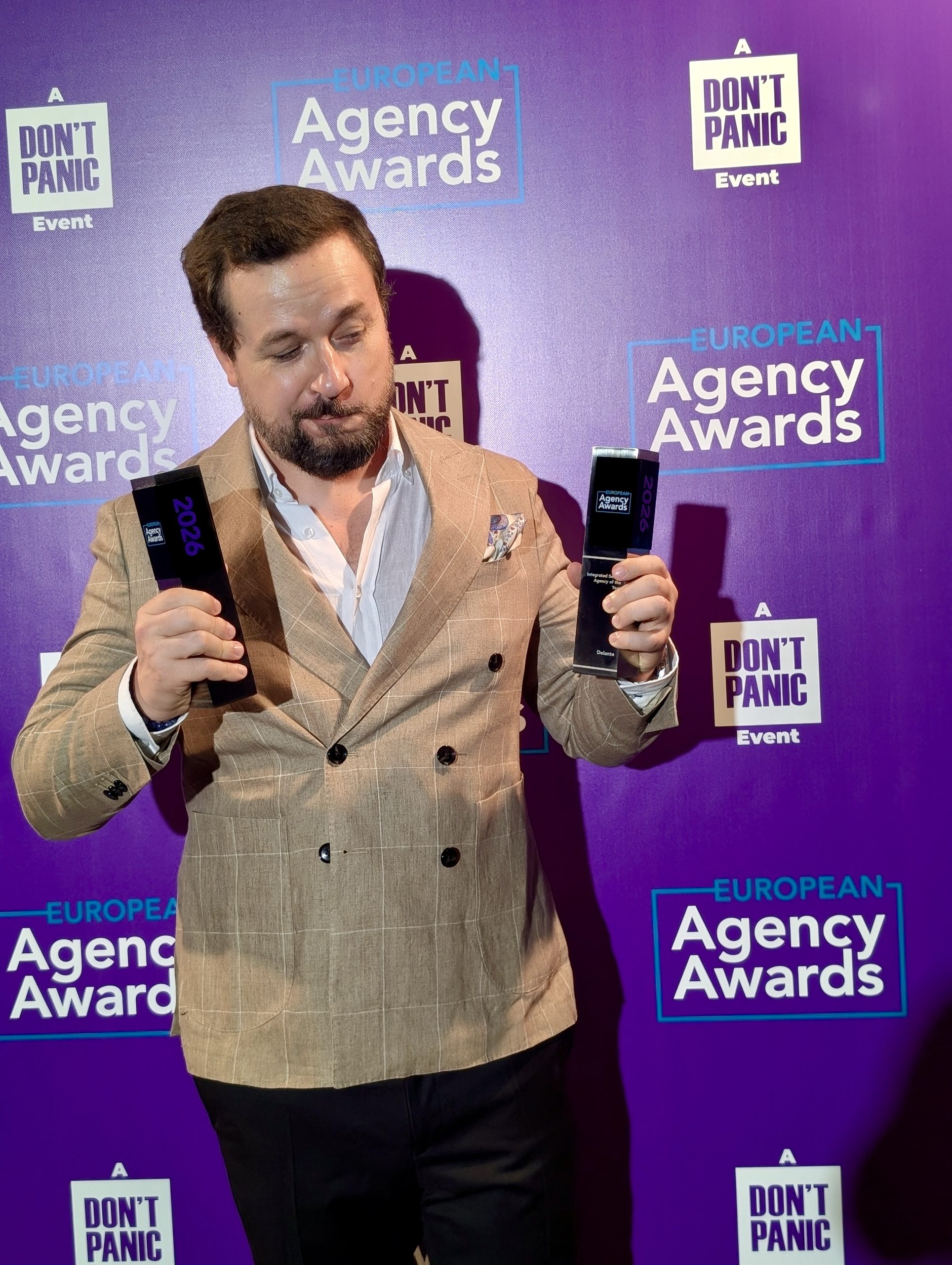 Mateusz Calik CEO Delante on European Agancy Awards Winner
