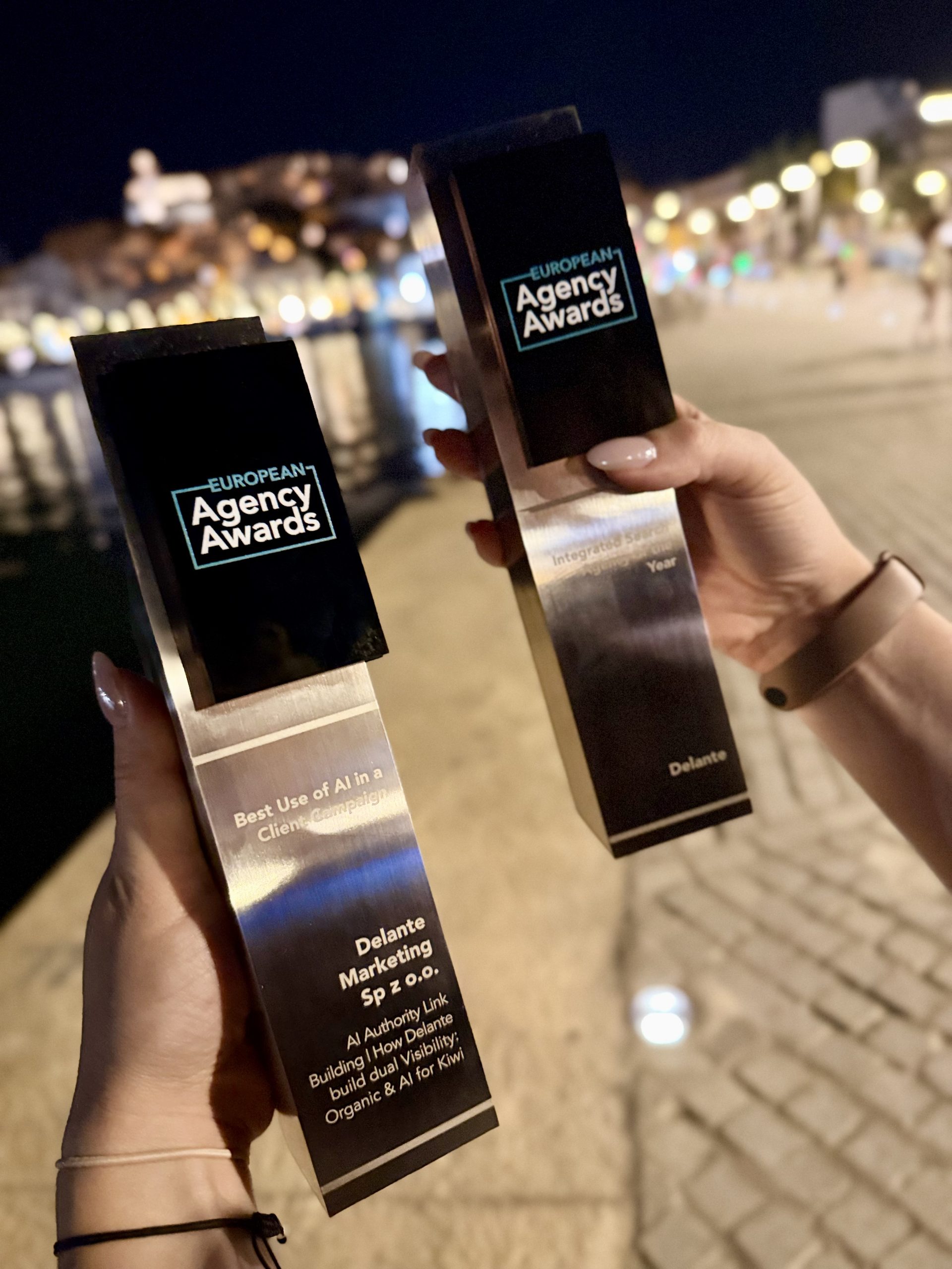 Delante Winner two awards in European agancy awards