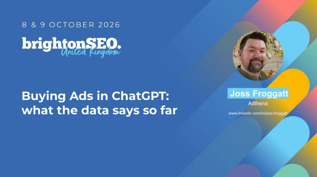 Buying Ads in ChatGPT: what the data says so far
Brighton, October 2026